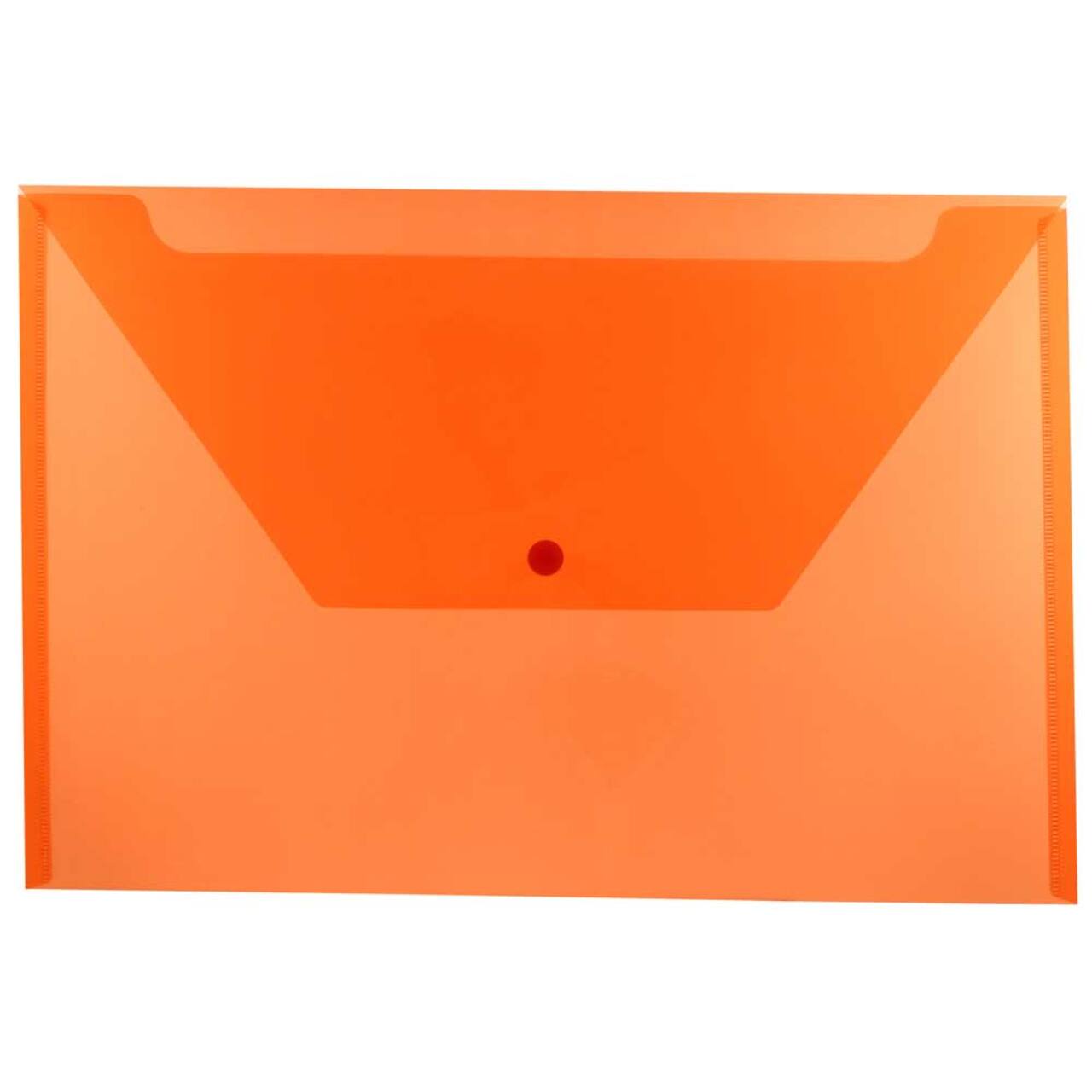 JAM Paper 9.75" x 14.5" Plastic Snap Closure Envelopes, 12ct.